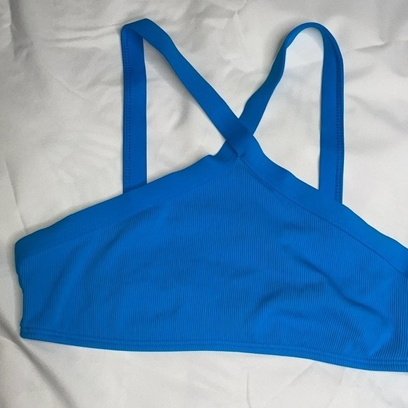 L*Space Blue Bikini Top - Picture 3 of 8